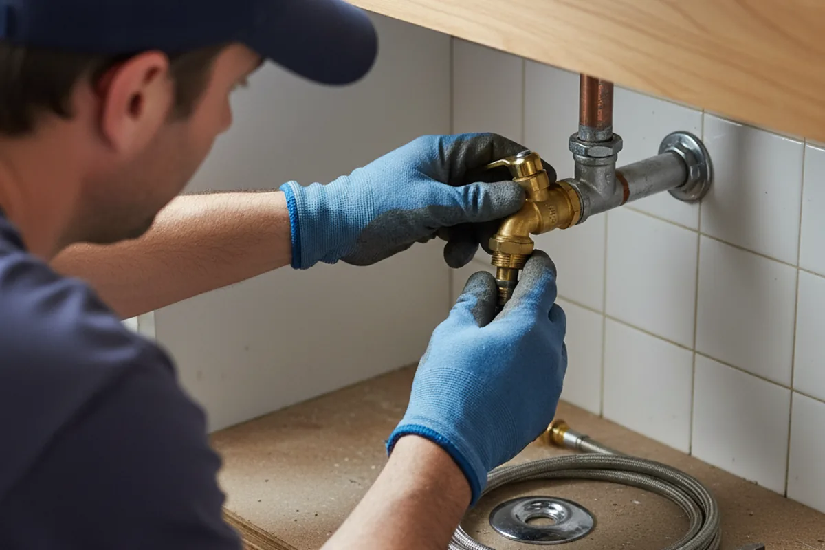 Shutoff valve and fitting work during Faucet and Fixture Repair in West Coxsackie